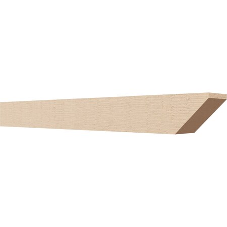 Ekena Millwork 4in. W x 4in. H x 36in. L Concord Woodgrain TimberThane Rafter Tail, Primed Tan RFTUR04X04X36CONRCPR